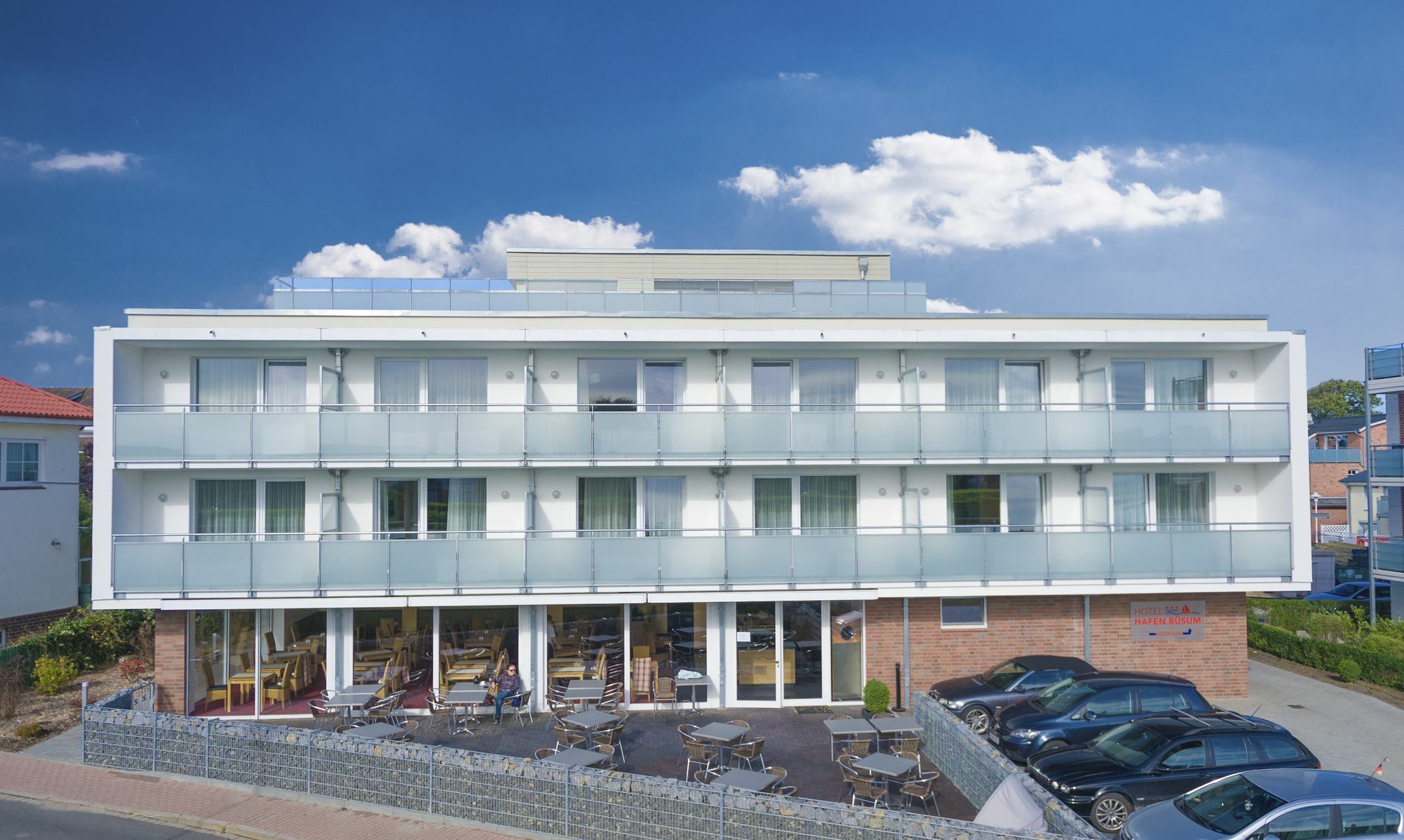 Hotel Hafen Buesum Exterior foto