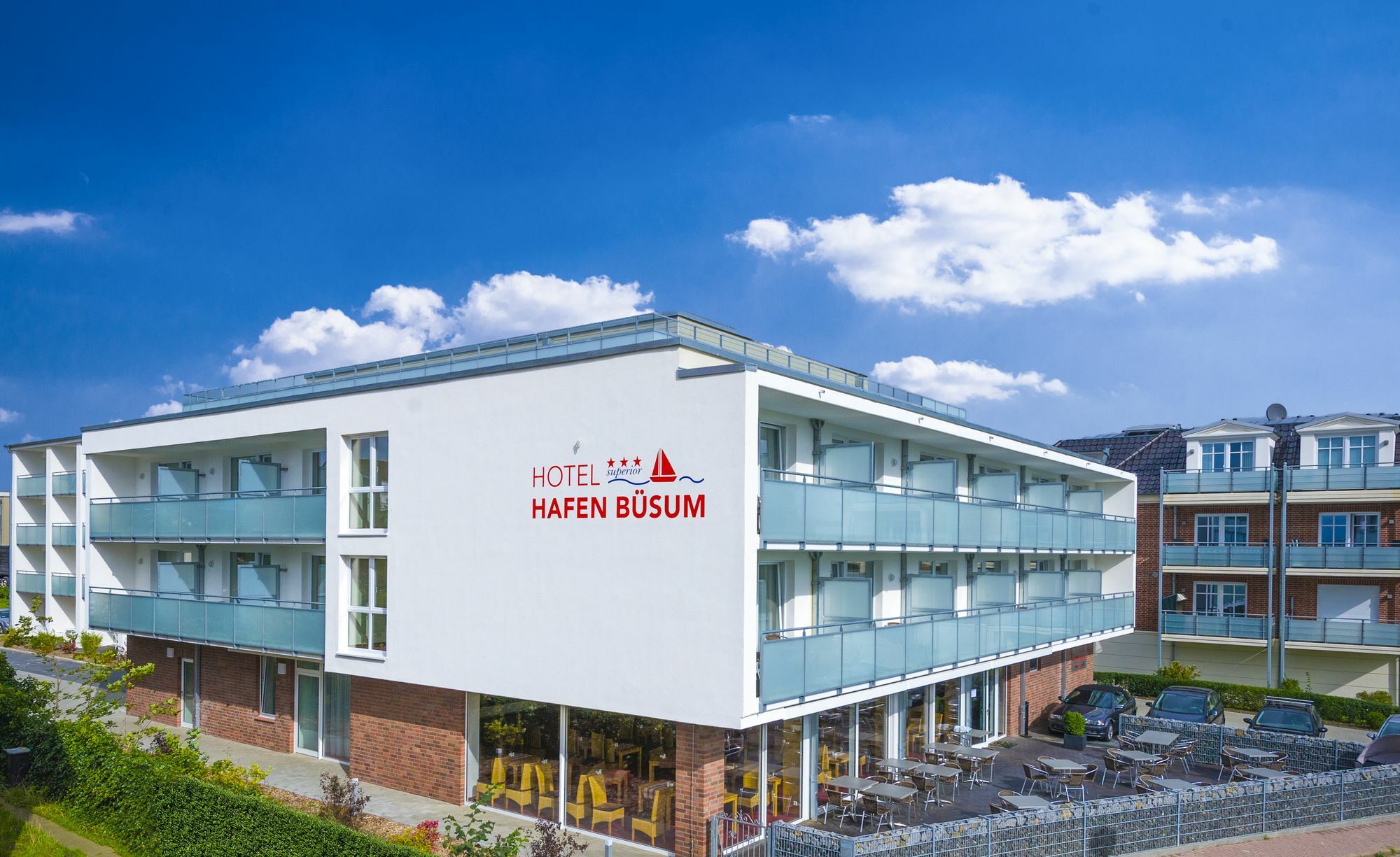 Hotel Hafen Buesum Exterior foto